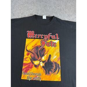 Mercyful Fate Band Shirt Mens Black Dont Break The Oath Heavy Metal Tee Y2K 3XL